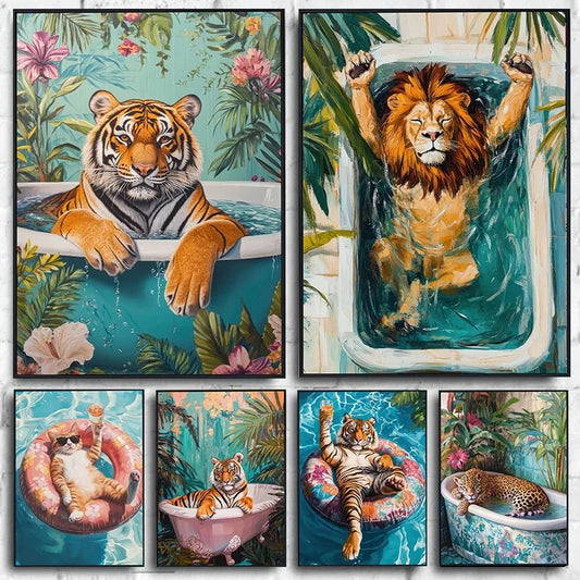 Animals Canvas Wall Art